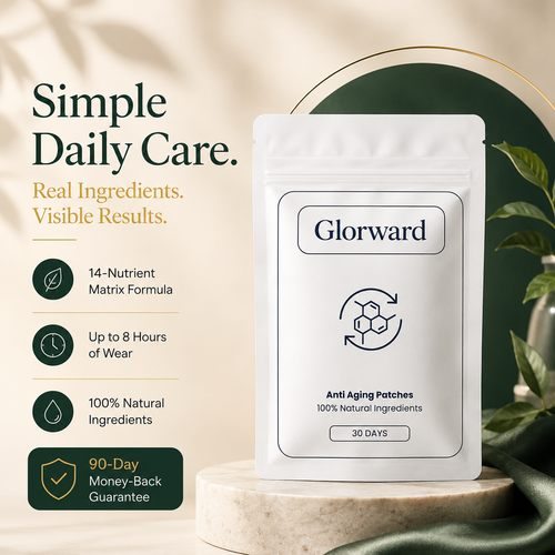 Glorward™ Daily Matrix Patch — 14-Nutrient Matrix Formula· Up to 8-Hour Daily Wear