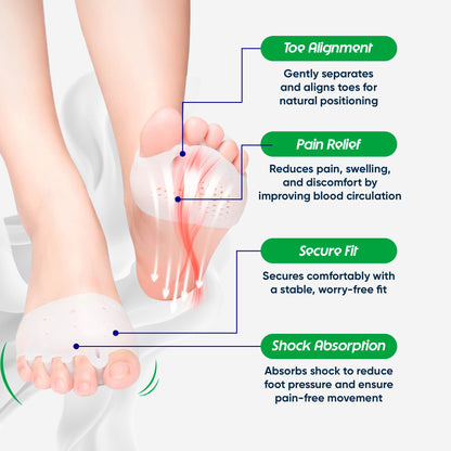 Divifit™ Bunion Corrector, Breathable Big Toe Straightener for Women and Men, Bunion Fix and Relief